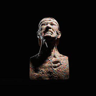 Illustration for article titled Sculptures Built From Skateboards And Made Like Japan's Buddha Statues